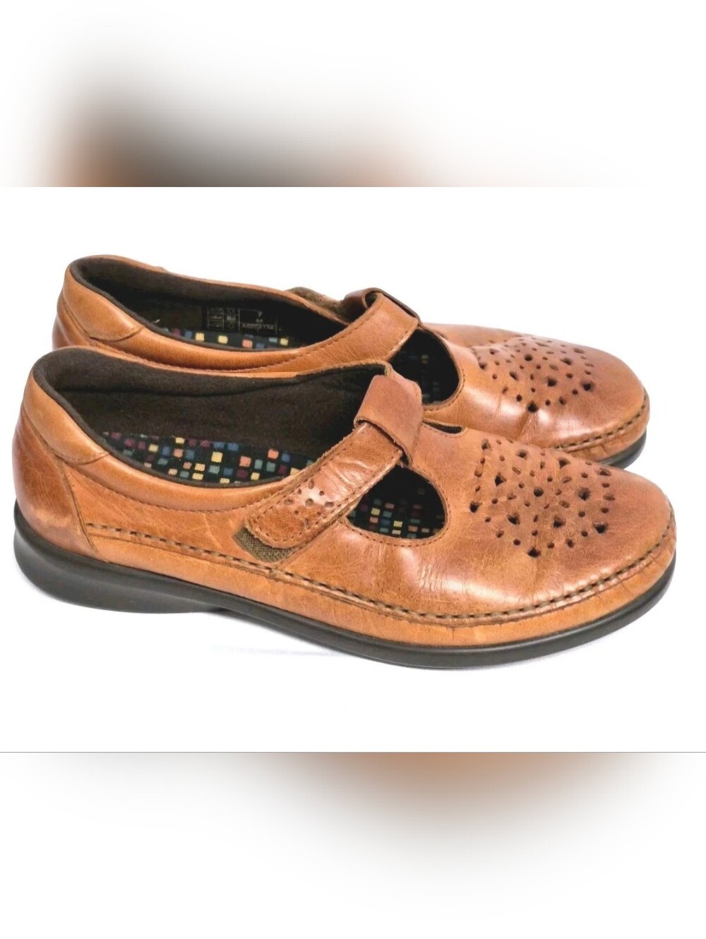 SAS Willow Women's Mary Jane Loafers Comfort Leather  Size 7 MADE IN USA